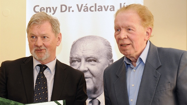 Držitelé Ceny Václava Jíry: zleva Ivan Kopecký a Karel Malina Držitelé Ceny Václava Jíry: zleva Ivan Kopecký a Karel Malina