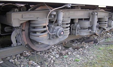 Na trati vykolejil jeden vagon nákladního vlaku. (Ilustraní snímek)