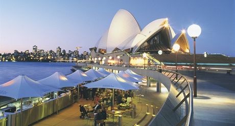 Slavná budova opery v Sydney. Ilustraní foto