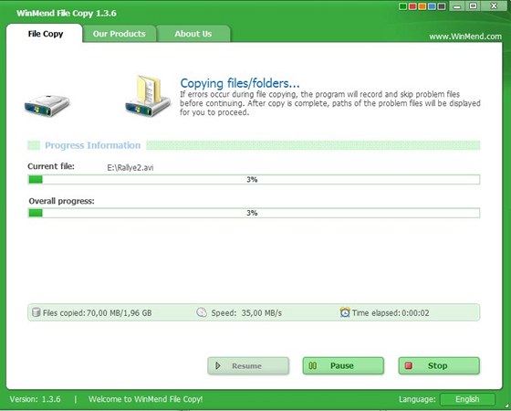 WinMend File Copy 1.3