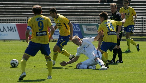 Z duelu Hradec - Teplice, který skonil bezbrankovou remízou.