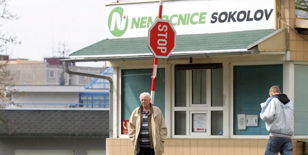 Vrátnice sokolovské nemocnice. Vrátnice sokolovské nemocnice.