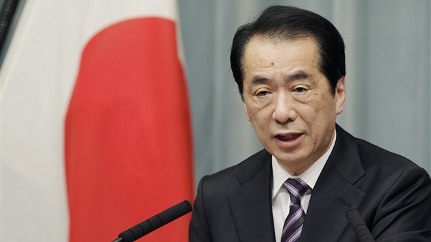 Japonský premiér Naoto Kan (6. kvtna 2011)