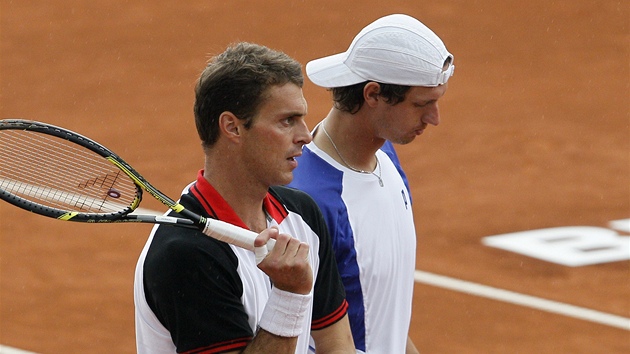František Čermák (vlevo) a Filip Polášek František Čermák (vlevo) a Filip Polášek