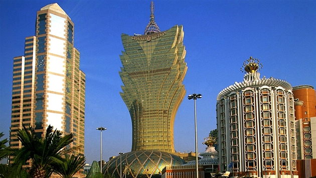 Hotel Grand Lisboa v Macao (uprosted)