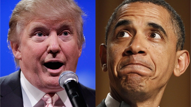 Donald Trump a Barack Obama