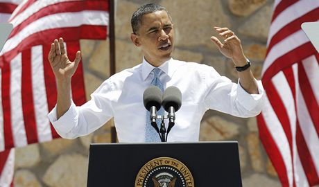 Americký prezident Barack Obama v texaském El Paso (10. kvtna 2011)
