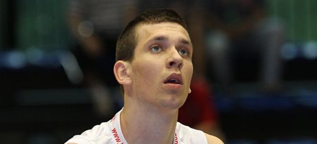 Jií Bahník, kapitán juniorských basketbalist Pardubic.