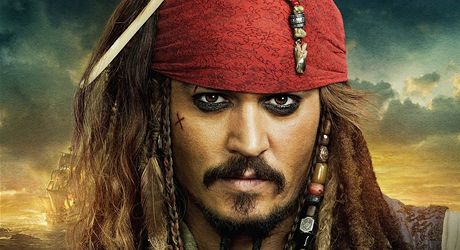 Johnny Depp jako Jack Sparrow ze tvrtého dílu Pirát z Karibiku