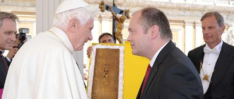 Jihomoravský hejtman Michal Haek se u s papeem setkal ve Vatikánu