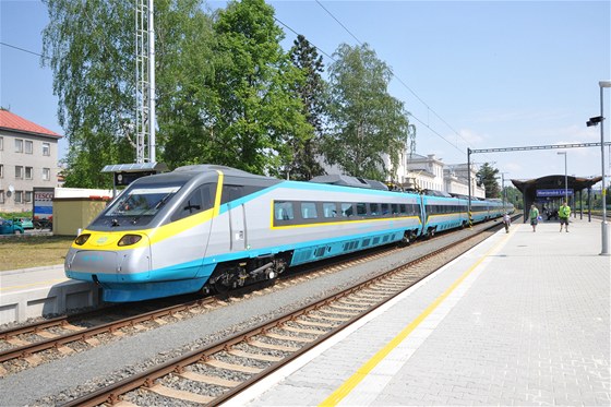 Souprava pendolino pijede v sobotu do eských Budjovic.