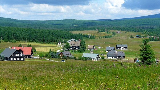 Pohled na osadu Jizerka