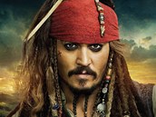Johnny Depp jako Jack Sparrow ze tvrtho dlu Pirt z Karibiku