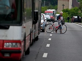 Protest mstnch zpsobil komplikace v doprav.