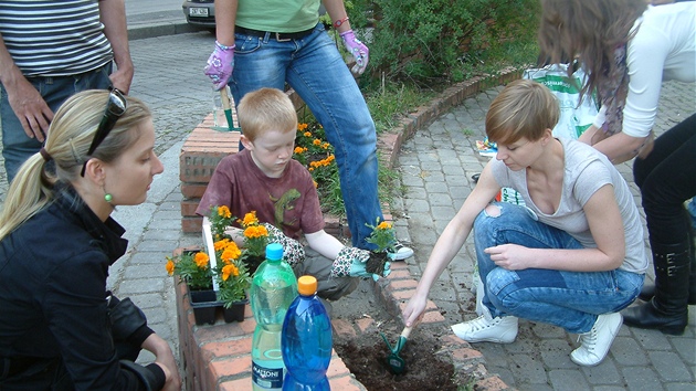 Guerilla gardening v praském Karlín