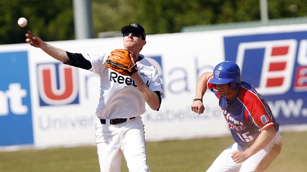 Momentka z extraligového All-Star Game mezi mistrovskými Draky Brno a zbytkem ligy. Momentka z extraligového All-Star Game mezi mistrovskými Draky Brno a zbytkem ligy.
