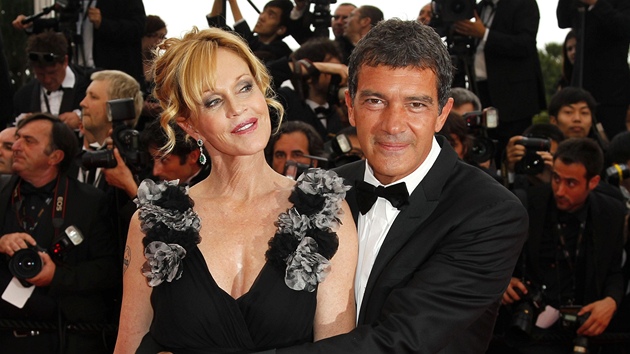 Cannes 2011 - Melanie Griffithov a Antonio Banderas na zahjen