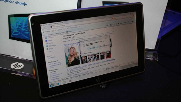 Tablet HP Slate 500 využívá operační systém Windows 7 Professional s rozšířením pro tablet Tablet HP Slate 500 využívá operační systém Windows 7 Professional s rozšířením pro tablet