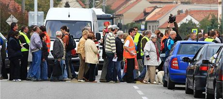 Nkteré obce hrozí, e na podzim runou trasu z Opavy pes Kravae do Ostravy na protest zablokují. (Ilustraní snímek)