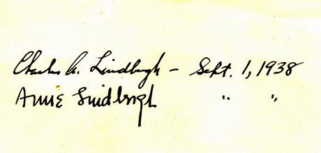 Podpisy manel Lindberghovch