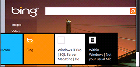 Prohlíe ve Windows 8 pro tablety