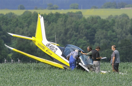 Nehoda letadla u Políkna