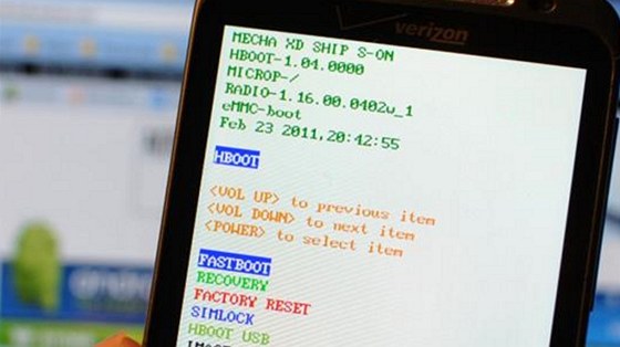 Bootloader na telefonu HTC