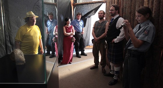V muzeu v Novm Straec vystavili na jeden den opukovou hlavu Kelta.