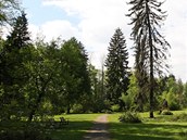 Plicn sanatorium v Mostech u Jablnkova s uniktnm lebnm parkem.