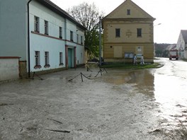 Povode v obci lice na Plzesku