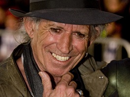 Keith Richards na premiée filmu Piráti z Karibiku: Na vlnách podivna...