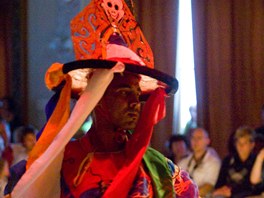 Rituln tanec tibetskch mnich v Plzni