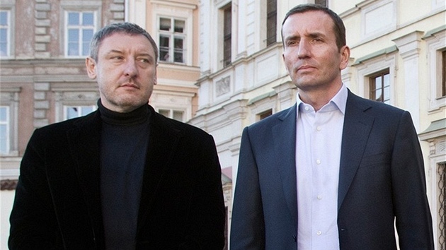 Martin Ulčák z E-Investu (vlevo) a partner Penty Marek Dospiva Martin Ulčák z E-Investu (vlevo) a partner Penty Marek Dospiva