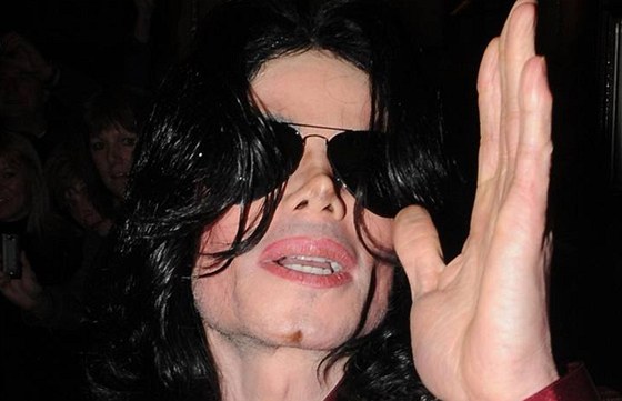 Michael Jackson na pedstavení muzikálu Oliver!