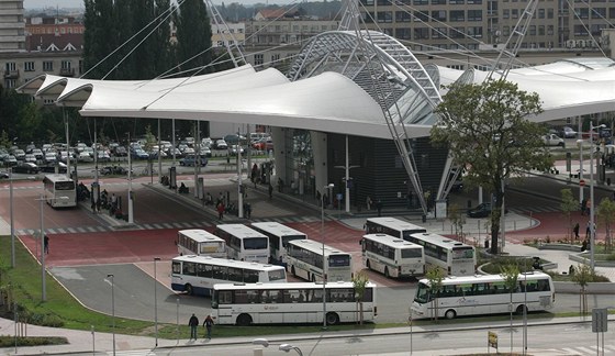 Autobusový terminál v Hradci Králové