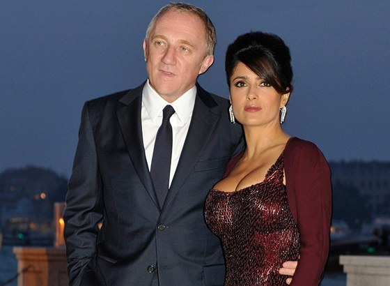 Salma Hayeková a její manel Francois-Henri Pinault