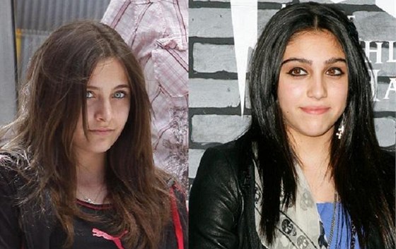 Paris Jacksonová a Lourdes Ciccone Leonová