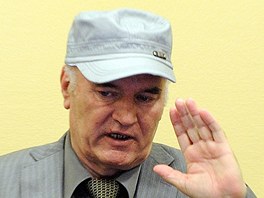 Bval velitel bosenskosrbsk armdy Ratko Mladi u soudnho tribunlu v Haagu. (3. ervna 2011)