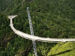 Most Langkawi v malajském Gunung Mat Cincangu