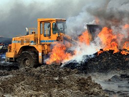 tvrt den poru skldky pneumatik v Boru u Skute (9. ervna 2011)