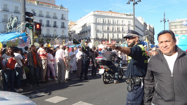 panlské protesty blokují veejné prostory u nkolik týdn