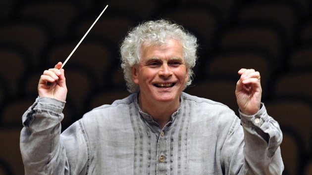 Pražské jaro 2011 zakončili Berlínští filharmonikové, řízení sirem Simonem Rattlem (snímek z generální zkoušky) Pražské jaro 2011 zakončili Berlínští filharmonikové, řízení sirem Simonem Rattlem (snímek z generální zkoušky)