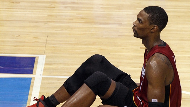 Chris Bosh po prohe Miami Heat ve tvrtém finále NBA.