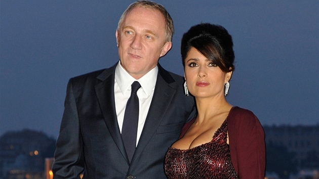 Salma Hayeková a její manel Francois-Henri Pinault