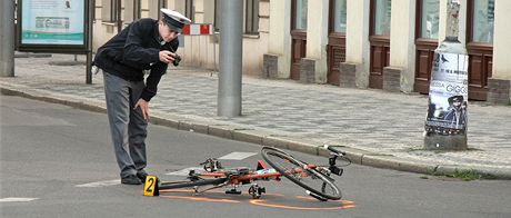 Policie zatím netuí, co zapíinilo tké zranní cyklisty v Ostrav. (ilustraní snímek)