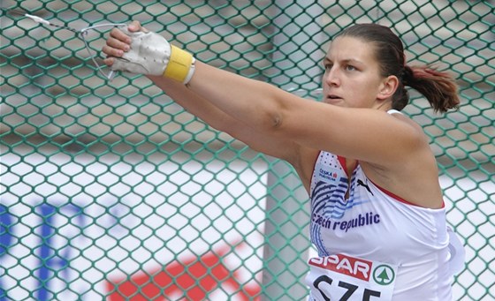OSOBNÍ REKORD. Kladiváka Kateina afránková si na mistrovství Evropy drustev ve Stockholmu vylepila osobní rekord. 
