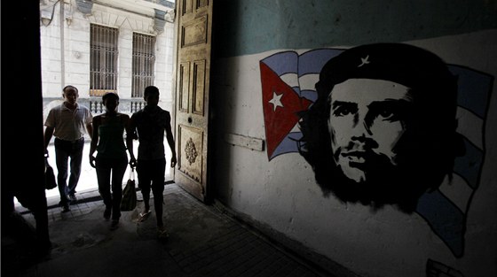 Dm v Havan, kde je vyobrazen Ernesto Guevara
