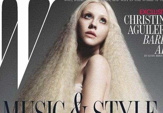 Christina Aguilera na obálce magazínu W