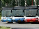 Vozovna autobus steck MHD v Pedlicch
