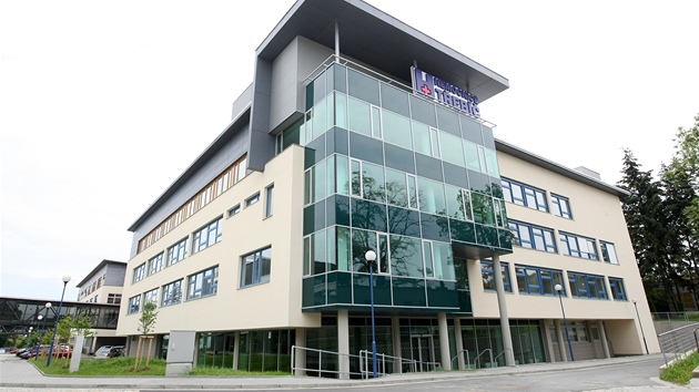 Pavilon pro matku a dítě v areálu třebíčské nemocnice. Pavilon pro matku a dítě v areálu třebíčské nemocnice.